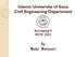 Islamic University of Gaza Civil Engineering Department Surveying II ECIV 2332