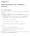 Point Estimation and Confidence Interval