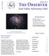 The Observer. East Valley Astronomy Club. January Upcoming Events: EVAC This Month by Don Wrigley. Inside this Issue:
