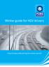 Winter guide for HGV drivers