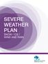 SEVERE WEATHER PLAN SNOW / ICE / WIND AND RAIN