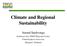Climate and Regional Sustainability