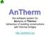 AnTherm. the software system for Analysis of Thermal behaviour of building constructions with thermal bridges.