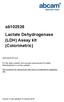 ab Lactate Dehydrogenase (LDH) Assay kit (Colorimetric)