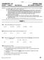 CHEMISTRY 101 SPRING 2009 EXAM 2 FORM A SECTION 501 DR. KEENEY-KENNICUTT PART 1