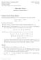 Bifurcation Theory. Solutions to Problem Sheet 2. u(0) = u(1) = 0