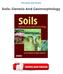 Soils: Genesis And Geomorphology PDF