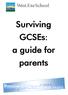 Surviving GCSEs: a guide for parents