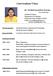 Curriculum Vitae. Assistant Professor, Department of Technology, Shivaji University, Kolhapur
