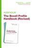 ADDENDUM. The Boxall Profile Handbook (Revised)