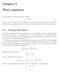 Chapter 5. Wave equation. 5.1 Physical derivation