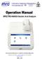 Operation Manual. SPECTRO-NANO4 Nucleic Acid Analyzer PLEASE READ THIS MANUAL CAREFULLY BEFORE OPERATION