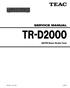 SERVICE MANUAL. AM/FM Stereo Double Tuner