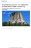 Scientists say volcano, not giant bears, formed Devils Tower in Wyoming