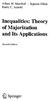 Albert W. Marshall. Ingram Olkin Barry. C. Arnold. Inequalities: Theory. of Majorization and Its Applications. Second Edition.