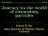 Journey to the world of elementary particles