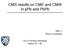 CMS results on CME and CMW in ppb and PbPb