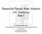 Sinusoidal Steady State Analysis (AC Analysis) Part I