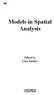 Models in Spatial Analysis. Edited by Lena Sanders