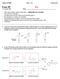 Chem 312 SS05 Page 1 of 6 Kantorowski. 17 August 2005 Name: