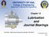 Lubrication and Journal Bearings