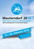 Mauterndorf th International Winterschool. New Developments in Solid State Physics