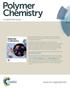 Polymer Chemistry Accepted Manuscript