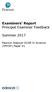 Examiners Report Principal Examiner Feedback. Summer Pearson Edexcel GCSE In Science (5PH3F) Paper 01