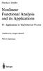 Nonlinear Functional Analysis and its Applications