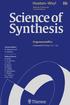Science of Synthesis. Houben Weyl Methods of Molecular Transformations. P. J. Reider E. Schaumann I. Shinkai E. J. Thomas B. M.