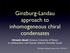 Ginzburg-Landau approach to inhomogeneous chiral condensates