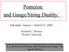Pomeron and Gauge/String Duality y