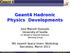 Geant4 Hadronic Physics Developments