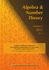 Algebra & Number Theory