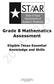 Grade 8 Mathematics Assessment Eligible Texas Essential Knowledge and Skills