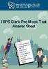 Solutions for IBPS Clerk Pre: Expected Paper 1