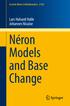 Lecture Notes in Mathematics Lars Halvard Halle Johannes Nicaise. Néron Models and Base Change