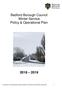 Bedford Borough Council Winter Service Policy & Operational Plan