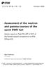 Assessment of the neutron and gamma sources of the spent BWR fuel