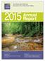 2015 Annual Report. November 2016 Prepared by: IPRO ESRD Network of the Ohio River Valley esrd.ipro.org. Brandywine Creek Falls, Cleveland, OH