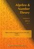 Algebra & Number Theory