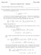 Physics 506 Winter 2006 Homework Assignment #6 Solutions