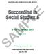 SAMPLE. Succeeding in Social Studies 5 6 TH IN A SERIES OF 7. Years 5 9. Written by Valerie Marett. CORONEOS PUBLICATIONS Item No 508