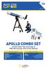 APOLLO COMBO SET 40 mm Table Top Telescope & 900x Microscope Instruction Manual