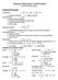 Summary Information and Formulae MTH109 College Algebra