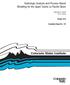 Hydrologic Analysis and Process-Based Modeling for the Upper Cache La Poudre Basin