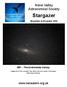 Stargazer. Nene Valley Astronomical Society.   M31 - The Andromeda Galaxy. November & December 2016