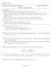 Student name: MATH 350: Multivariate Calculus March 30, 2018 Test 2 - In class part