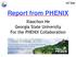 Report from PHENIX. Xiaochun He Georgia State University For the PHENIX Collaboration