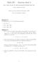 Math 261 Exercise sheet 2